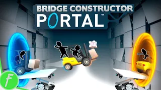 Bridge Constructor Portal FULL WALKTHROUGH Gameplay HD (PC) | NO COMMENTARY | ENDING PART