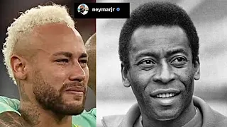 Ronaldo, Messi and Neymar reaction to Pele's death