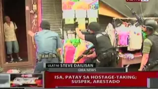 QRT:  1, patay sa hostage-taking sa Sampaloc,   Manila