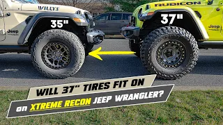 Will 37" Tires Fit On an XTREME RECON Jeep Wrangler?