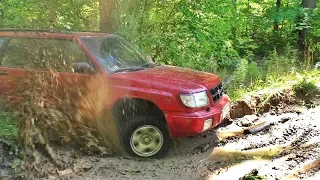 SUBARU Forester НА ПНЕВМЕ vs JEEP Grand Cherokee vs НИВА [OffRoad].