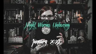 Night Worms Book Box January 2023 Unboxing | Violet Prynne