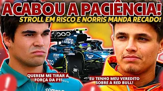 PROBLEMAS ENORMES para Lance Stroll! | DECLARAÇÃO OFICIAL de Norris!| GRANDE ANÚNCIO da FIA na F1!