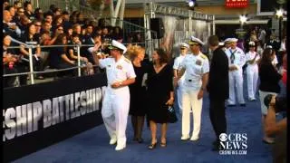 "Battleship" premiere, Rihanna's acting debut