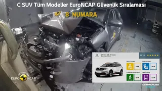 C SUV Euro NCAP Safety Ranking & Which are the Safest C SUV Models? & 23 SUV Comparison