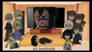 aot junior high react to bertholdt and reiner