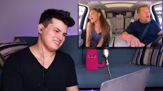 Vocal Coach Reaction to Ariana Grande's Carpool Karaoke