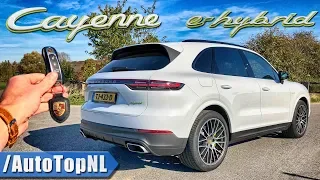 2019 Porsche Cayenne E-Hybrid REVIEW POV on AUTOBAHN & ROAD by AutoTopNL