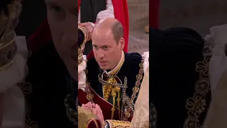 Prince William pledges allegiance to the King at coronation service