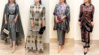 Trending printed silk dress designing ideas for girls | silk dress design 2022 | Fashion Trends