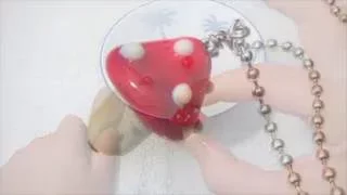 How to make a glass mushroom bead
