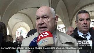 RAPINATORI SCARCERATI, PRONTA UNA RELAZIONE AL MINISTRO DELLA GIUSTIZIA | 26/04/2023