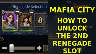 How to unlock the 2nd Renegade Slot