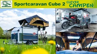 Sportcaravan Cube 2 und Vickywood Dachzelt - Für alles, aber nicht für jeden - Clever Campen / Test