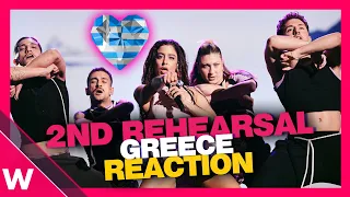 🇬🇷 Greece Second Rehearsal (REACTION) Marina Satti "Zari" @ Eurovision 2024