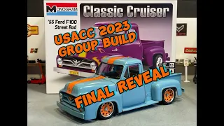 USACC 2023 Group Build Monogram 1955 Ford F100 Reveal.