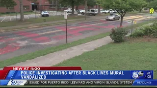 Knoxville Police investigating after Black Lives Matter mural vandalized