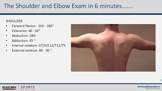 Coffee, Kids and Sports Medicine – Pediatric Athlete Shoulder and Elbow Exam