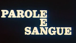 SCENEGGIATO TV  1982  "PAROLE E SANGUE"   D.DAMIANI