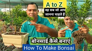 बोनसाई कैसे बनाएं ||How To Make Bonsai ||वह सब जो आप जानना चाहते हैं||