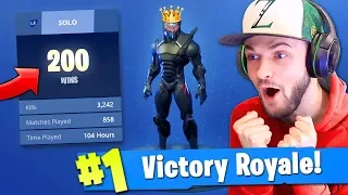 Ali-A's 200th SOLO VICTORY ROYALE in Fortnite: Battle Royale!