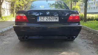 Not 1 but 2 flaps  1998/9 E38 740i Custom Exhaust