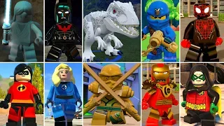 Все невидимые персонажи в видеоиграх LEGO