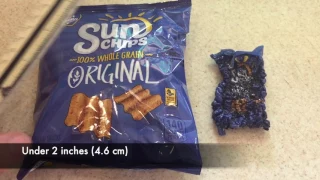 How to Shrink a Chip Bags Experiment  (Shrinking chip bag in Microwave)