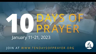 Midweek Prayer Meeting |10 Days of Prayer 2023 | Elder Robert English | Jan 11