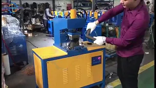 90 Degree Square Pipe Angle Cutting Machinery Notching Cutting Machine For Door Frame