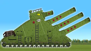 New Weapon for the USSR Giant - Cartoons about tanks