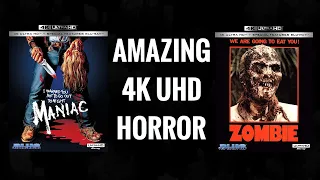 THE BEST HORROR 4K BLU-RAY TO DATE! | ZOMBIE AND MANIAC 4K ULTRAHD BLU-RAY REVIEW