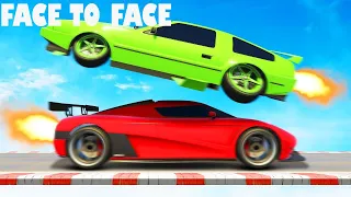 FUN IRUKU |Face To Face| GTA V STUNT RACE| Darkside Gaming