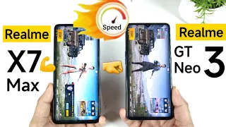 Realme GT Neo 3 vs Realme X7 Max Speedtest Shocking Results OMG 😱😳