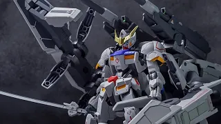 HG 1/144 Gundam Barbatos + Long Distance Transport Booster Kutan Type III - Custom Build