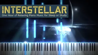 One Hour of Interstellar Theme - Relaxing Piano Music for Sleep or Study