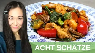 REZEPT: Acht Schätze | Acht Kostbarkeiten | Chop Suey | chinesisches Essen wie im Restaurant