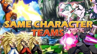 DBFZ: Same Character Teams Cheat Montage!