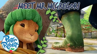 @Peter Rabbit - Meet Mr. McGregor! | Trouble In The Garden Alert! | Compilation | Cartoons for Kids