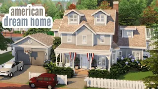 american dream home  The Sims 4 speed build