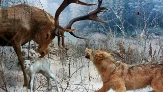 ЦЕНОЙ СВОЕЙ ЖИЗНИ, МАТЬ СПАСЛА СВОЕГО ОЛЕНЁНКА от СТАИ ГОЛОДНЫХ ВОЛКОВ !