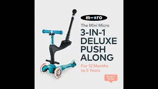 The toddler scooter which transforms into the iconic Mini Micro scooter.
