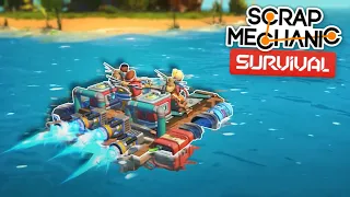 Scrap Mechanic SURVIVAL TRAILER Reaction!