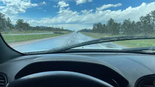 Driving My Chrysler 300S In HAIL???
