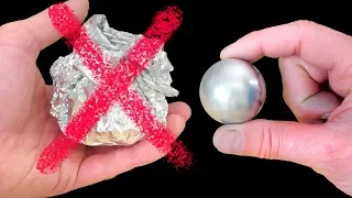 How to Make a Metal Ball - Gallium Not Foil!