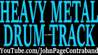 Basic Heavy Metal Drum Backing Track DRUMS ONLY 120 bpm