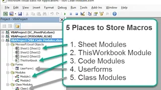 How To Create Vba Code Modules In Excel