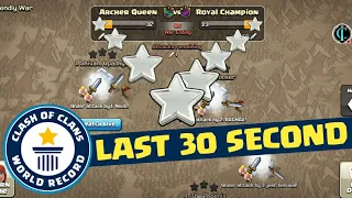 The Most Insane World Record Ever-100 Attack in Last 30 Second-Clash of Clans Trojan War 2020 !