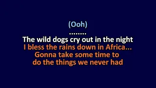 Toto - Africa - Karaoke Instrumental Lyrics - ObsKure