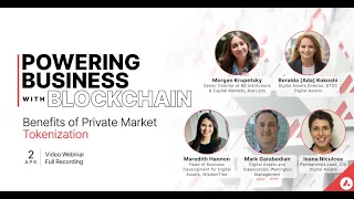 Powering Business with Blockchain: Benefits of Private Market Tokenization
